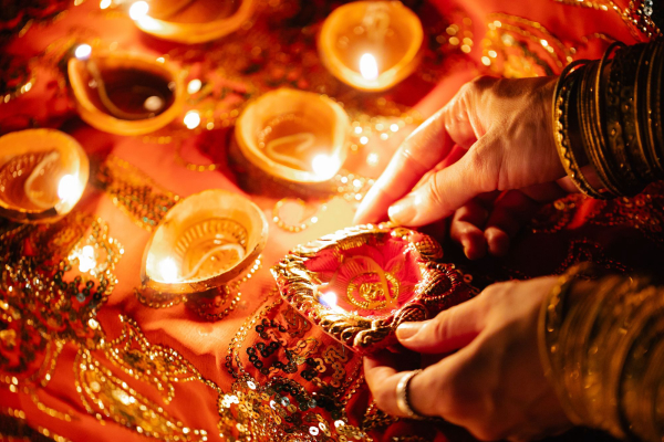 VELA BOTÂNICA PARA DIWALI ‎