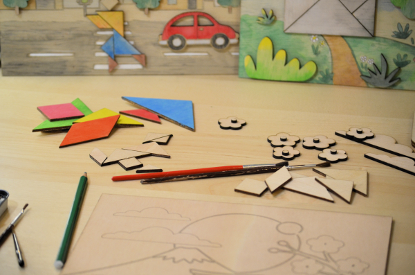 WoodLab Júnior – Oficina Criativa com Tangram