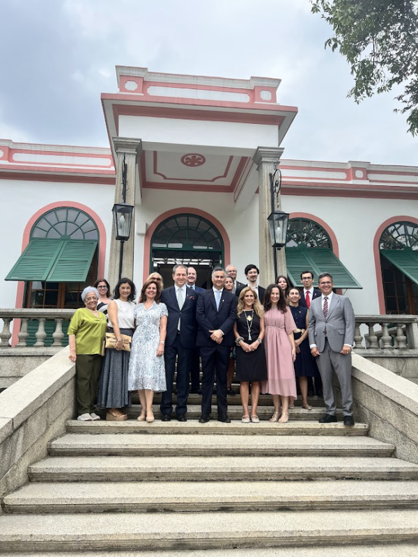 Recepção na Casa Garden ao Senhor Ministro da Educação Ciência e Inovação  Professor Doutor Fernando Alexandre